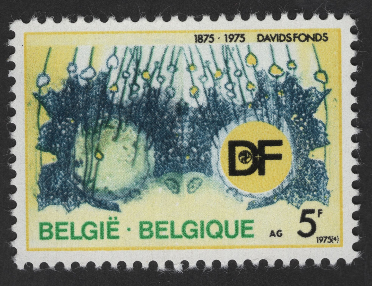 SCG12548 - Belgium 1975 – Davidsfonds Centenary Commemorative Stamp (5 Francs)