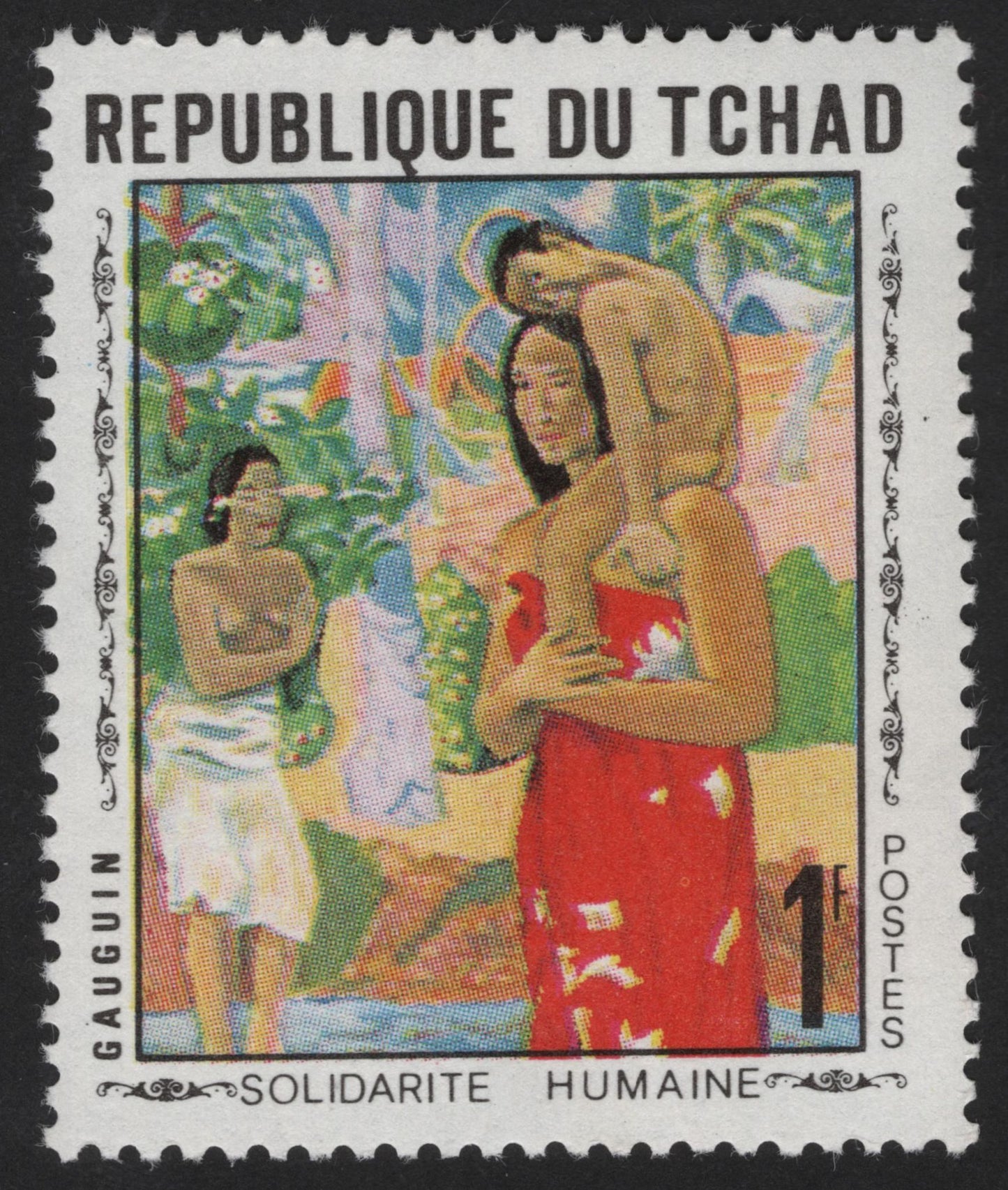 SCG12211 - Chad (Tchad) – “Solidarité Humaine” Art Series: Gauguin & Rubens (Stamp Pair)