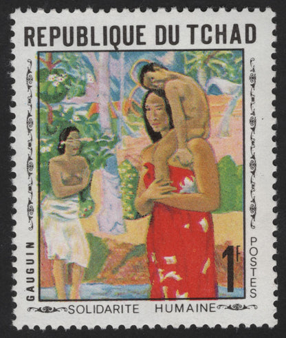 SCG12211 - Chad (Tchad) – “Solidarité Humaine” Art Series: Gauguin & Rubens (Stamp Pair)