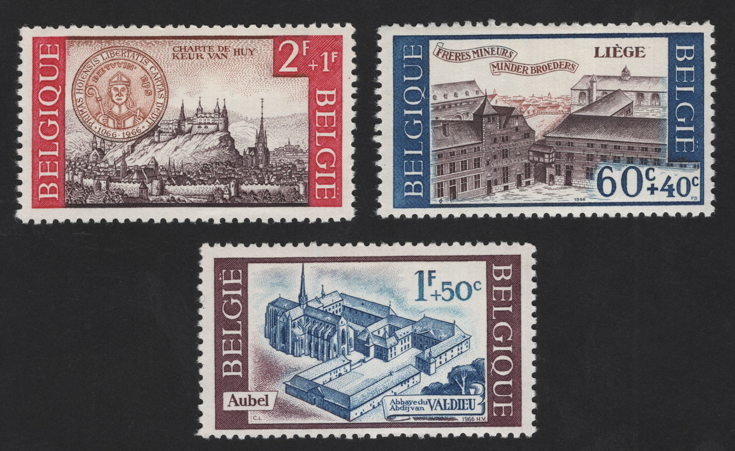 SCG12207 - Belgium 1966 Historic Heritage Charity Issue