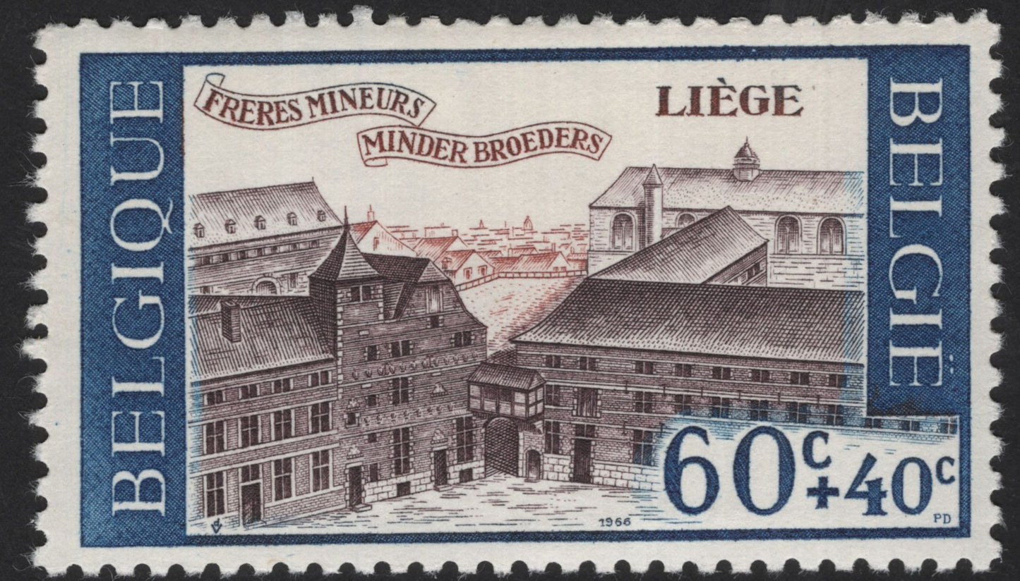 SCG12207 - Belgium 1966 Historic Heritage Charity Issue