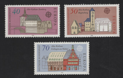 SCG12208 - Germany 1978 Europa CEPT – Historic Town Halls (Complete Set)