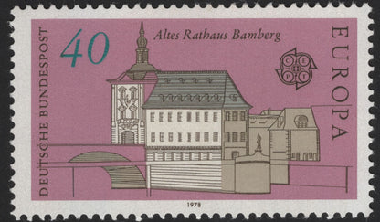SCG12208 - Germany 1978 Europa CEPT – Historic Town Halls (Complete Set)