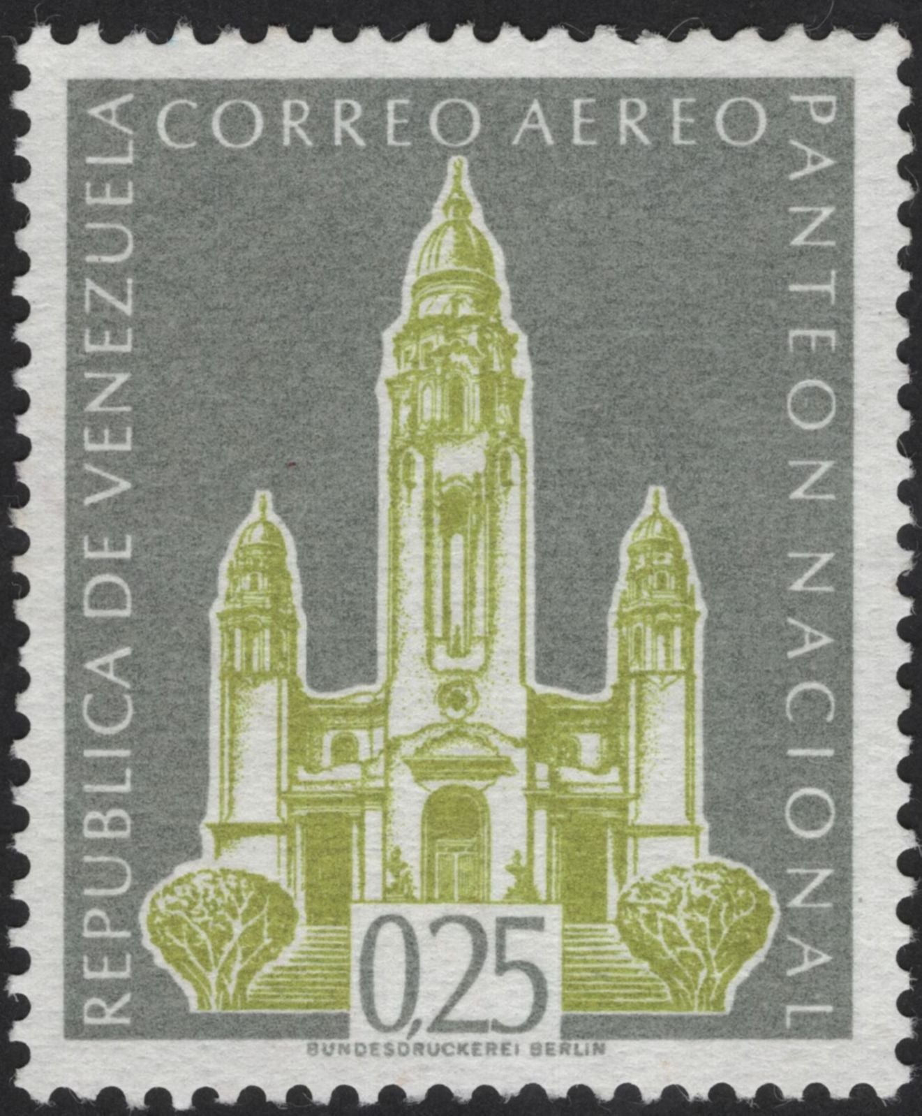 SCG12213 - Venezuela Correo Aéreo – Panteón Nacional Airmail Set