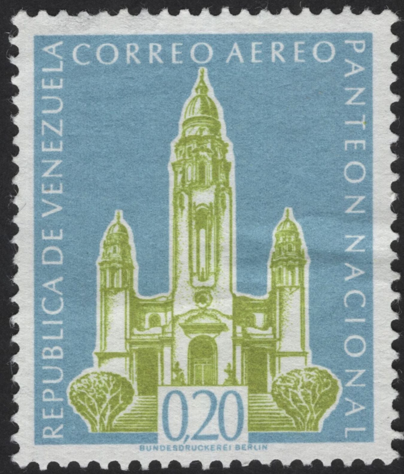 SCG12213 - Venezuela Correo Aéreo – Panteón Nacional Airmail Set
