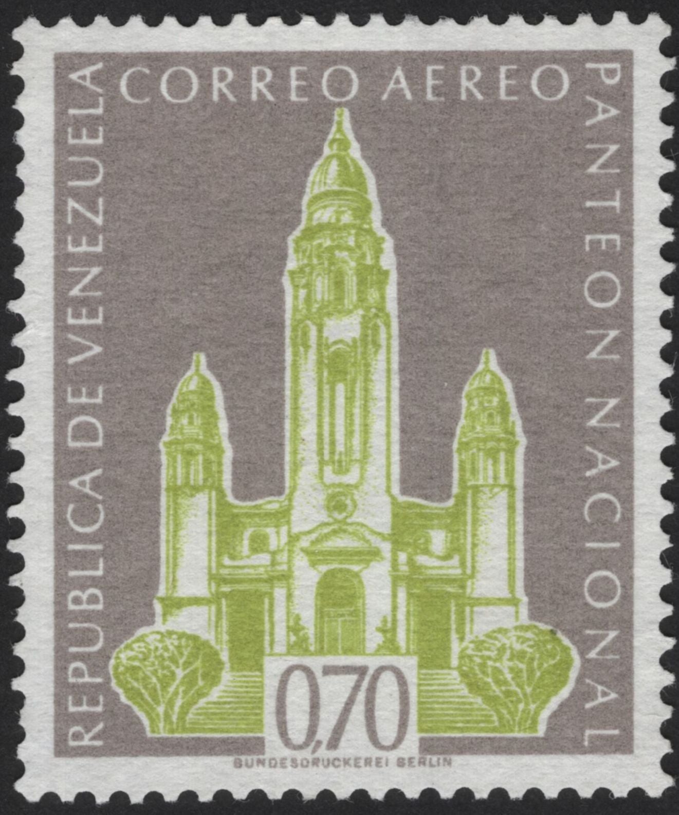 SCG12213 - Venezuela Correo Aéreo – Panteón Nacional Airmail Set