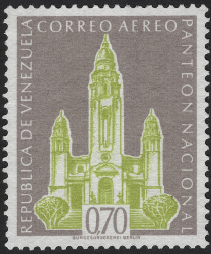 SCG12213 - Venezuela Correo Aéreo – Panteón Nacional Airmail Set