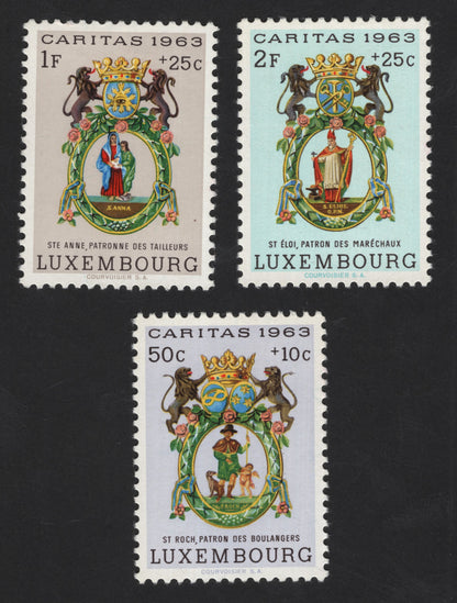 SCG12219 - Luxembourg 1963 Caritas – Patron Saints Charity Set