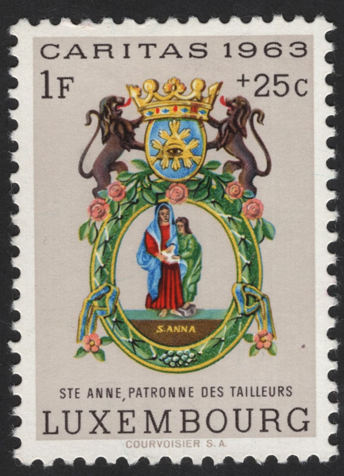 SCG12219 - Luxembourg 1963 Caritas – Patron Saints Charity Set