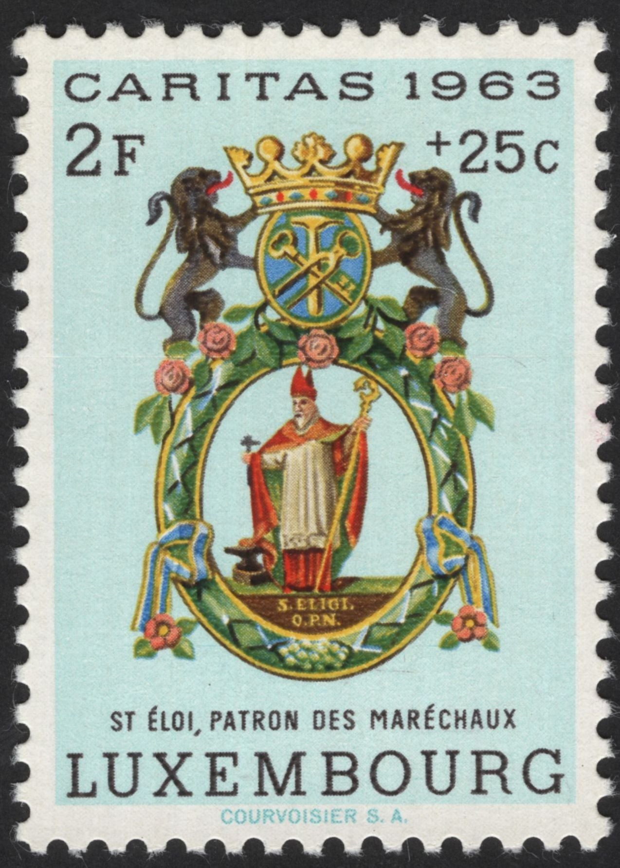 SCG12219 - Luxembourg 1963 Caritas – Patron Saints Charity Set