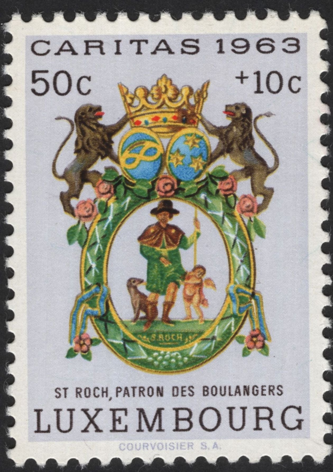 SCG12219 - Luxembourg 1963 Caritas – Patron Saints Charity Set