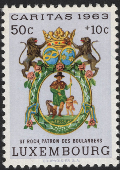 SCG12219 - Luxembourg 1963 Caritas – Patron Saints Charity Set