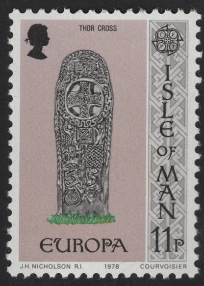 SCG12220 - Isle of Man 1978 Europa – Historic Celtic Crosses (11p) Set