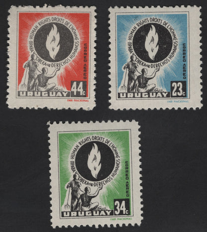 SCG12228 - Uruguay Human Rights “Flame of Freedom” Commemorative Stamp Set