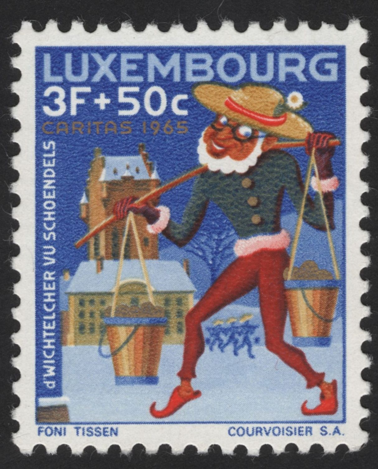 SCG12222 - Luxembourg 1965 Caritas Folk Legends Charity Stamps Set