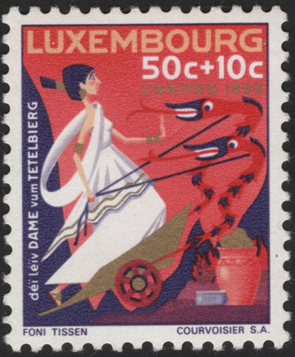 SCG12222 - Luxembourg 1965 Caritas Folk Legends Charity Stamps Set