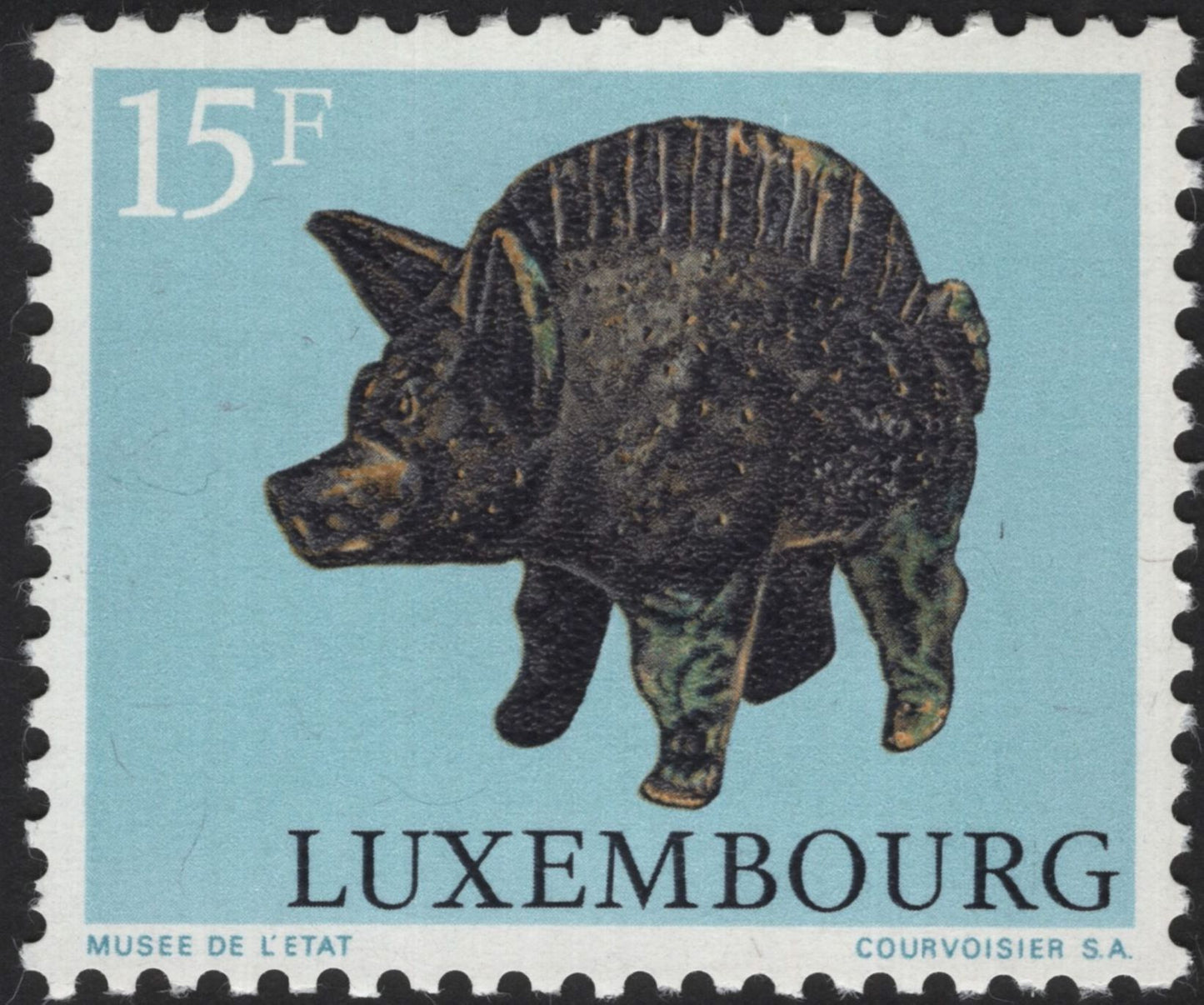 SCG12223 - Luxembourg National Museum Sculptures Definitive Set (1963)