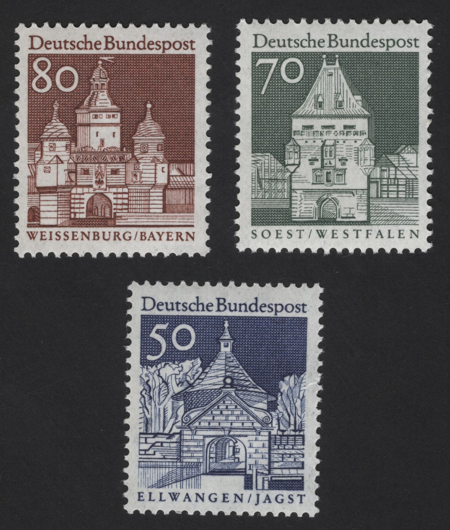 SCG12225 - Germany Historic Town Gates – Architectural Heritage Definitive Set