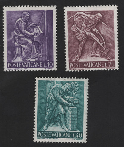 SCG12229 - Vatican City Sculptural Craftsmen Series (L.10, L.40, L.75)