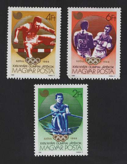 SCG12234 - Hungary 1988 Seoul Olympic Games Sports Stamp Set