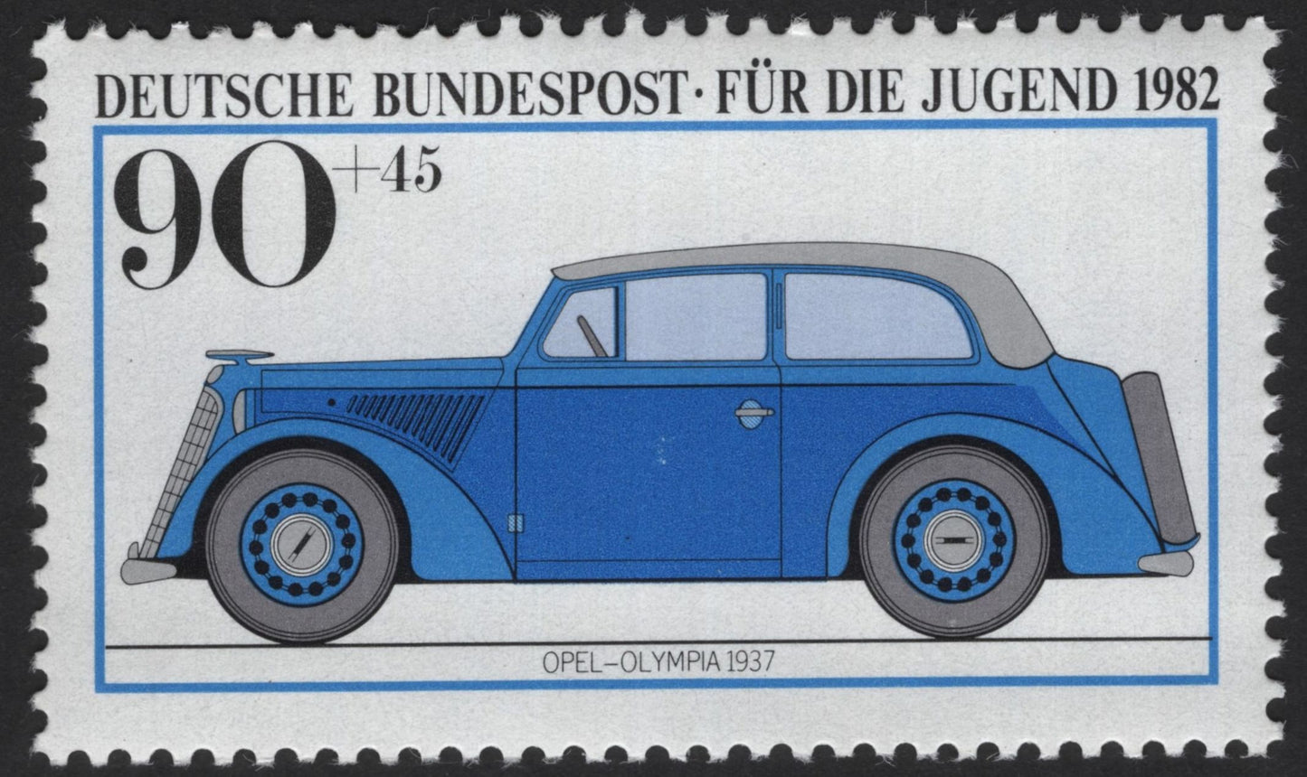 SCG12230 - Germany 1982 Youth Welfare Issue – Historic Motor Cars (Set of 3)