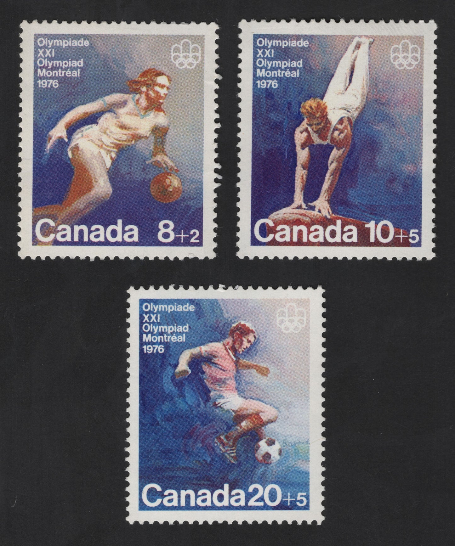 SCG12239 - Canada 1976 XXI Olympic Games Montreal – Sports Semi-Postal Set