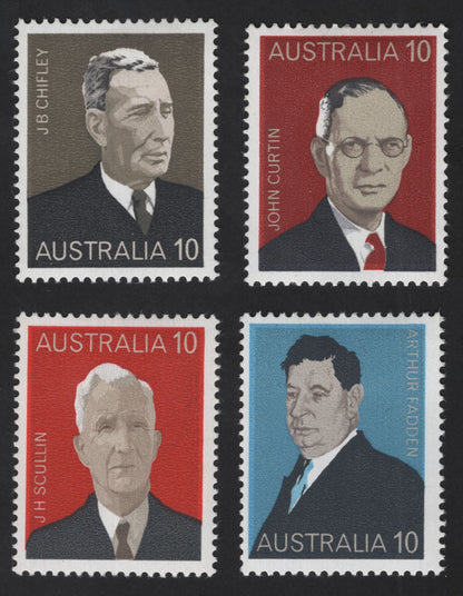 SCG12243 - Australia Prime Ministers Portrait Stamps – 10c Series