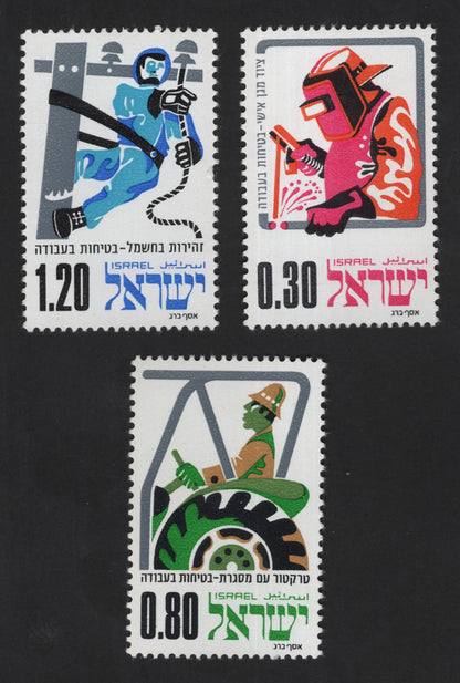 SCG12244 - Israel Industrial Safety Workers Set (Electrician, Welder, Tractor Operator)