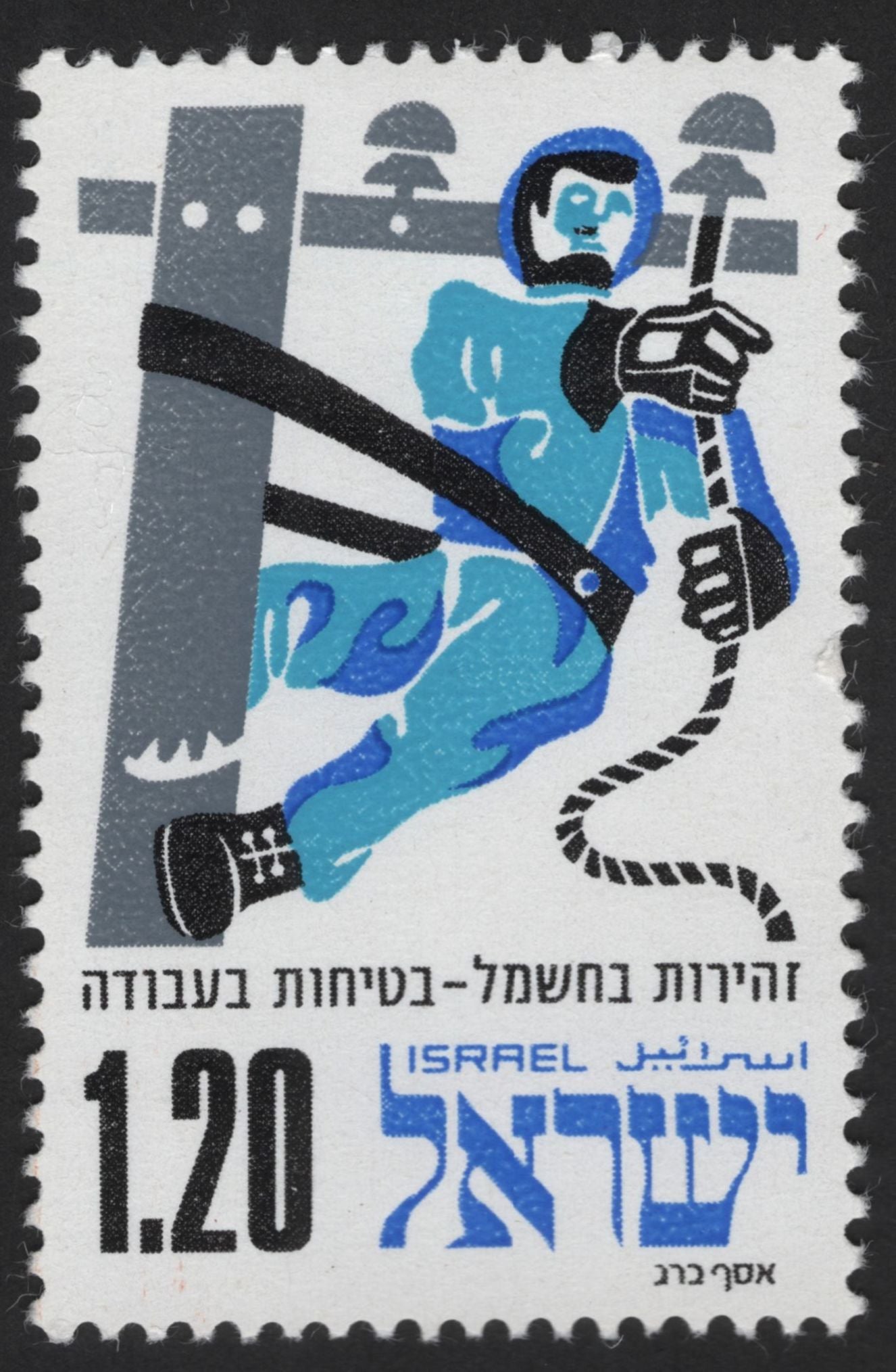 SCG12244 - Israel Industrial Safety Workers Set (Electrician, Welder, Tractor Operator)