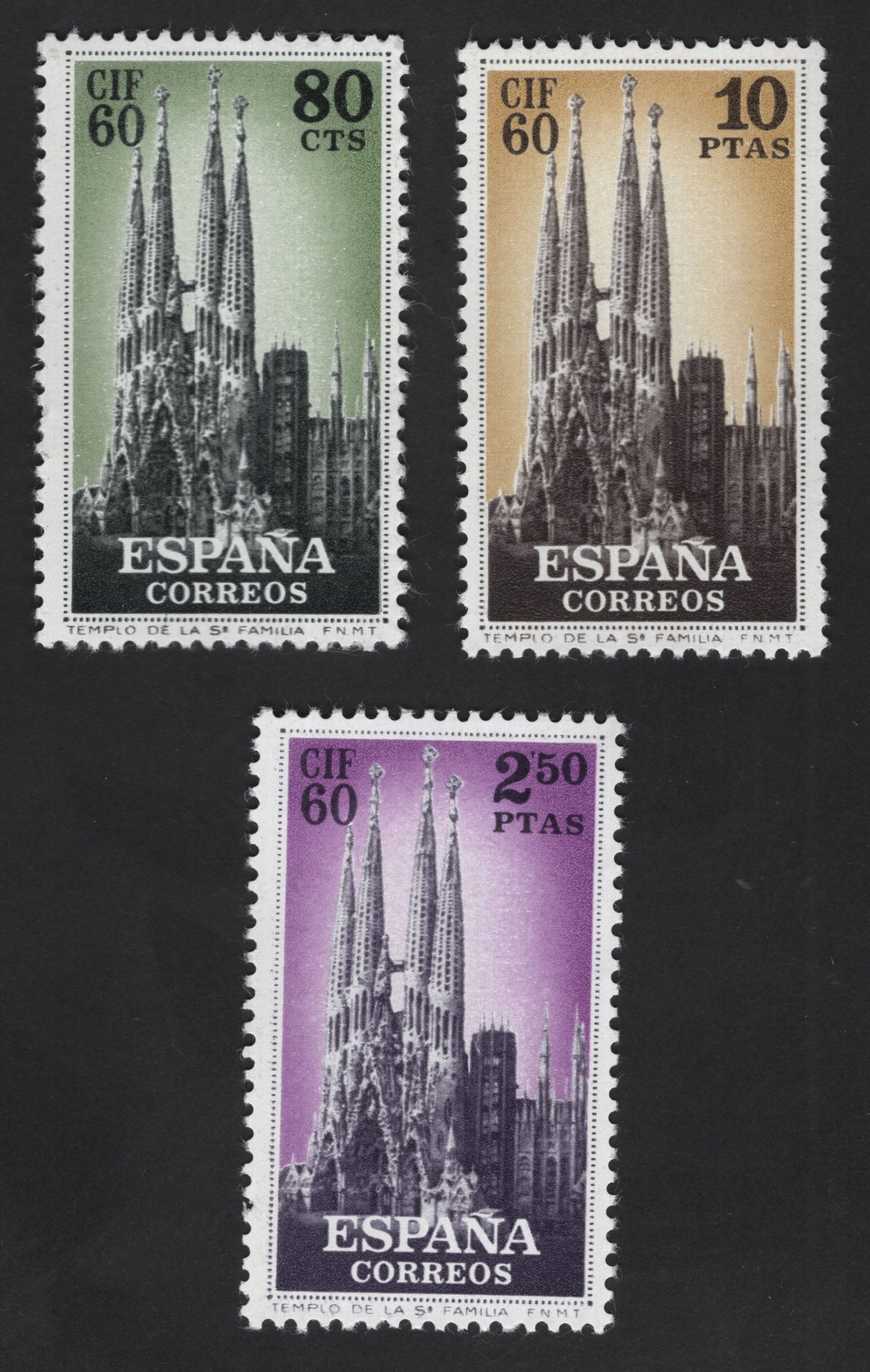 SCG12245 - Spain 1960 “CIF 60 – Sagrada Familia” Commemorative Set
