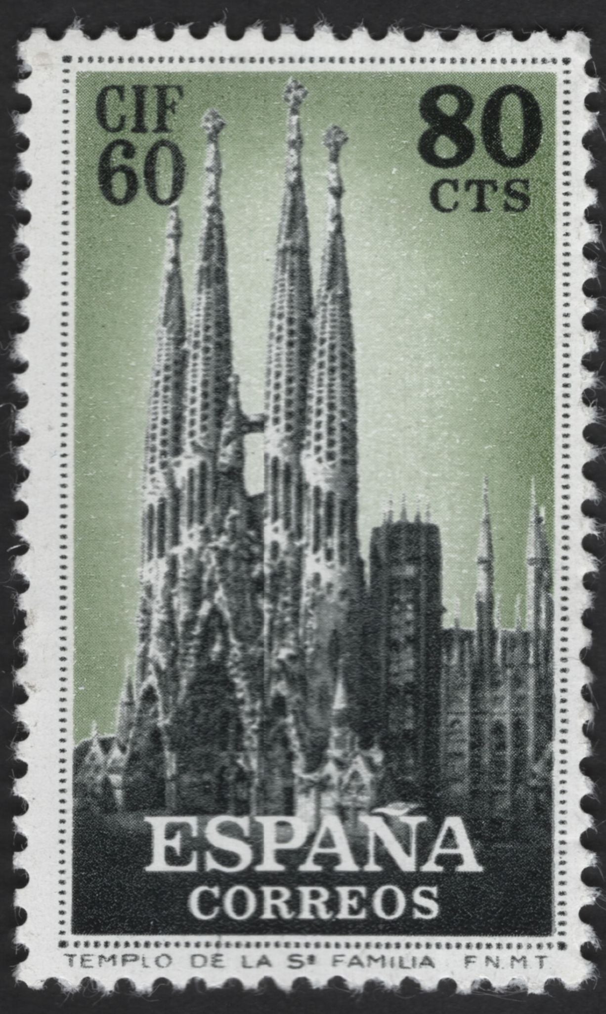 SCG12245 - Spain 1960 “CIF 60 – Sagrada Familia” Commemorative Set
