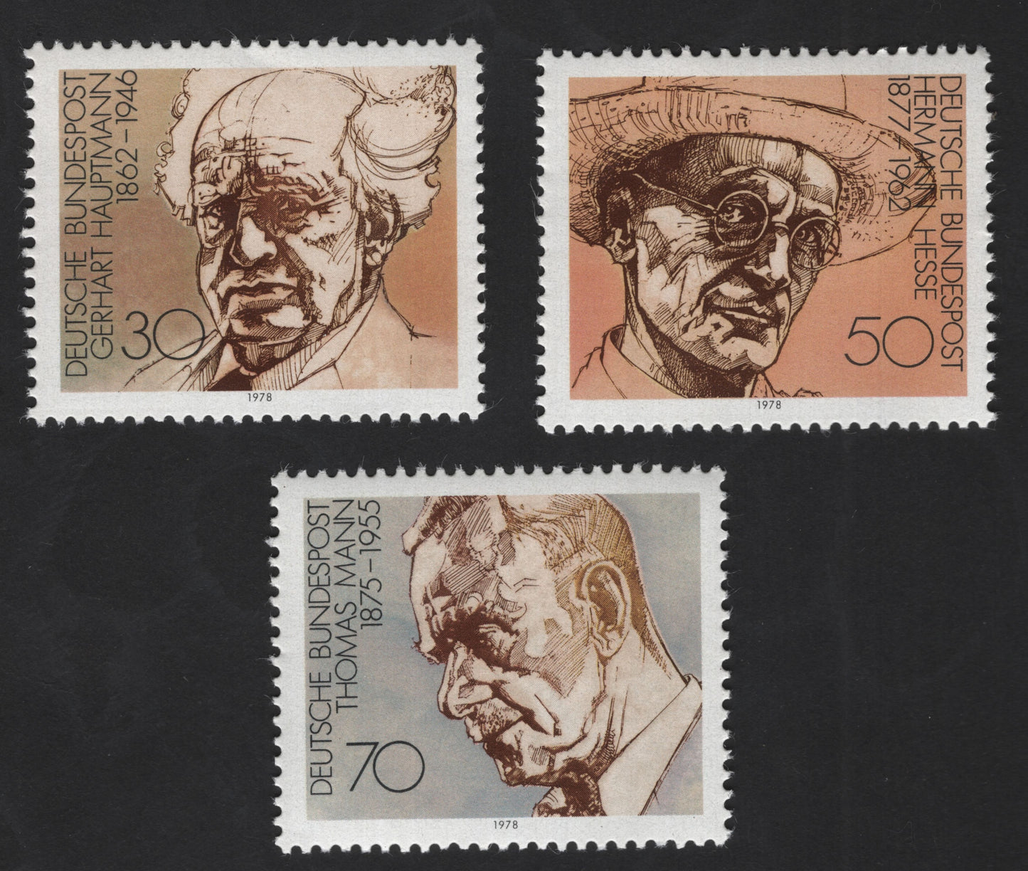 SCG12241 - Germany 1978 Famous German Writers Portrait Series