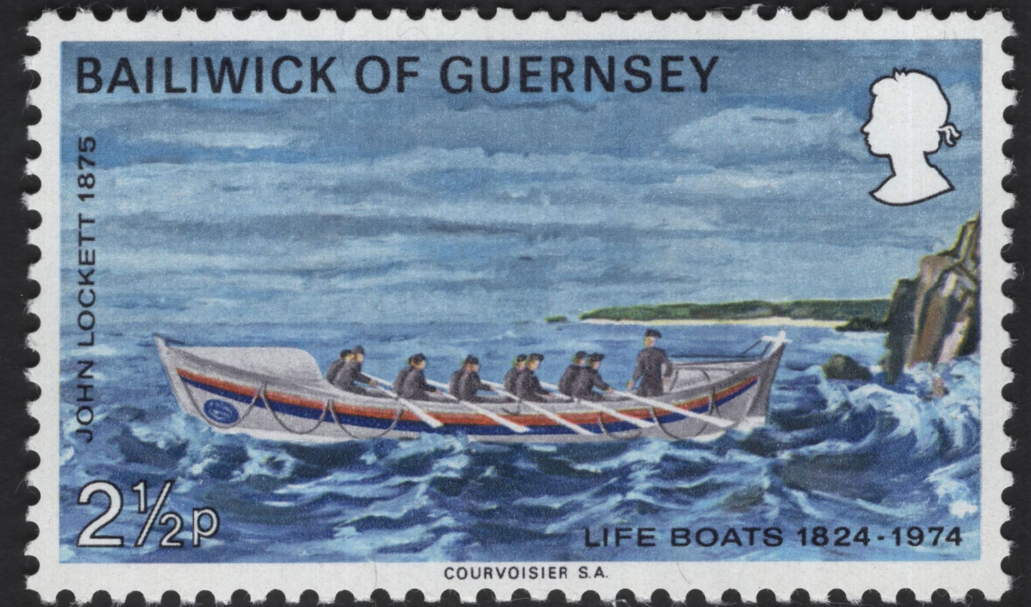 SCG12250 - Bailiwick of Guernsey 1974 Lifeboats Centenary Commemorative Set