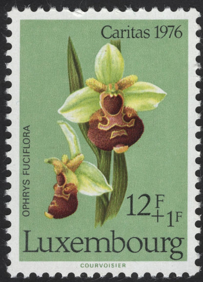 SCG12252 - Luxembourg 1976 Caritas Wildflower Charity Set