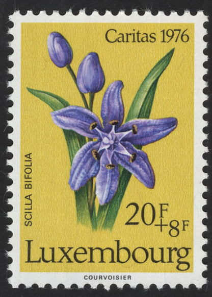 SCG12252 - Luxembourg 1976 Caritas Wildflower Charity Set