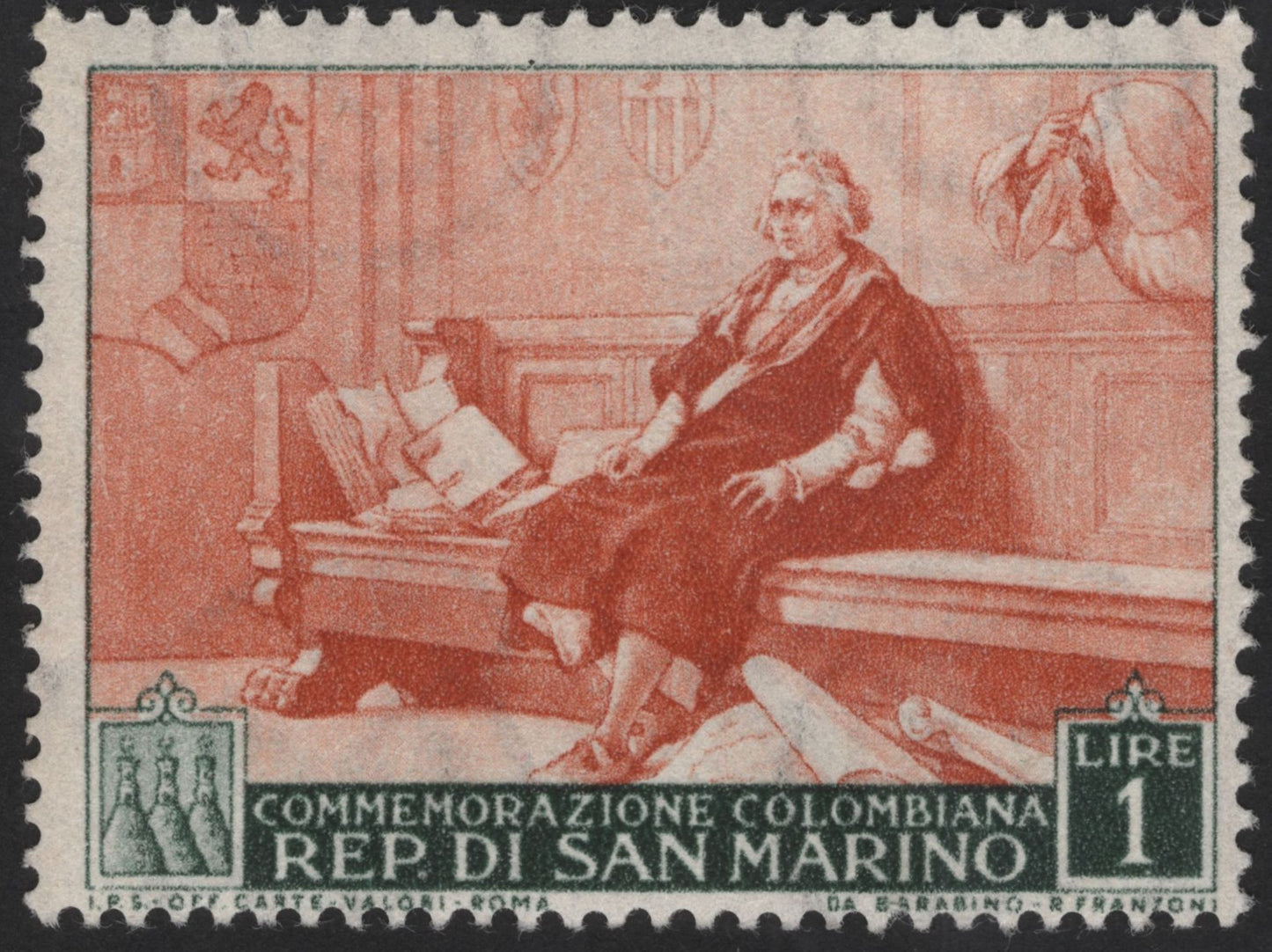 SCG12261 - San Marino 1952 Columbian Commemoration & Trieste Fair Overprint Set