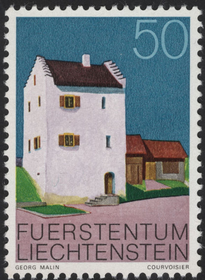 SCG12257 - Liechtenstein Traditional Architecture Definitive Stamps