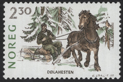 SCG12258 - Norway 1987 Native Horse Breeds Definitive Set