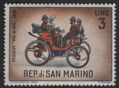 SCG12259 - San Marino Classic Automobile Pioneers Set (1891–1895)