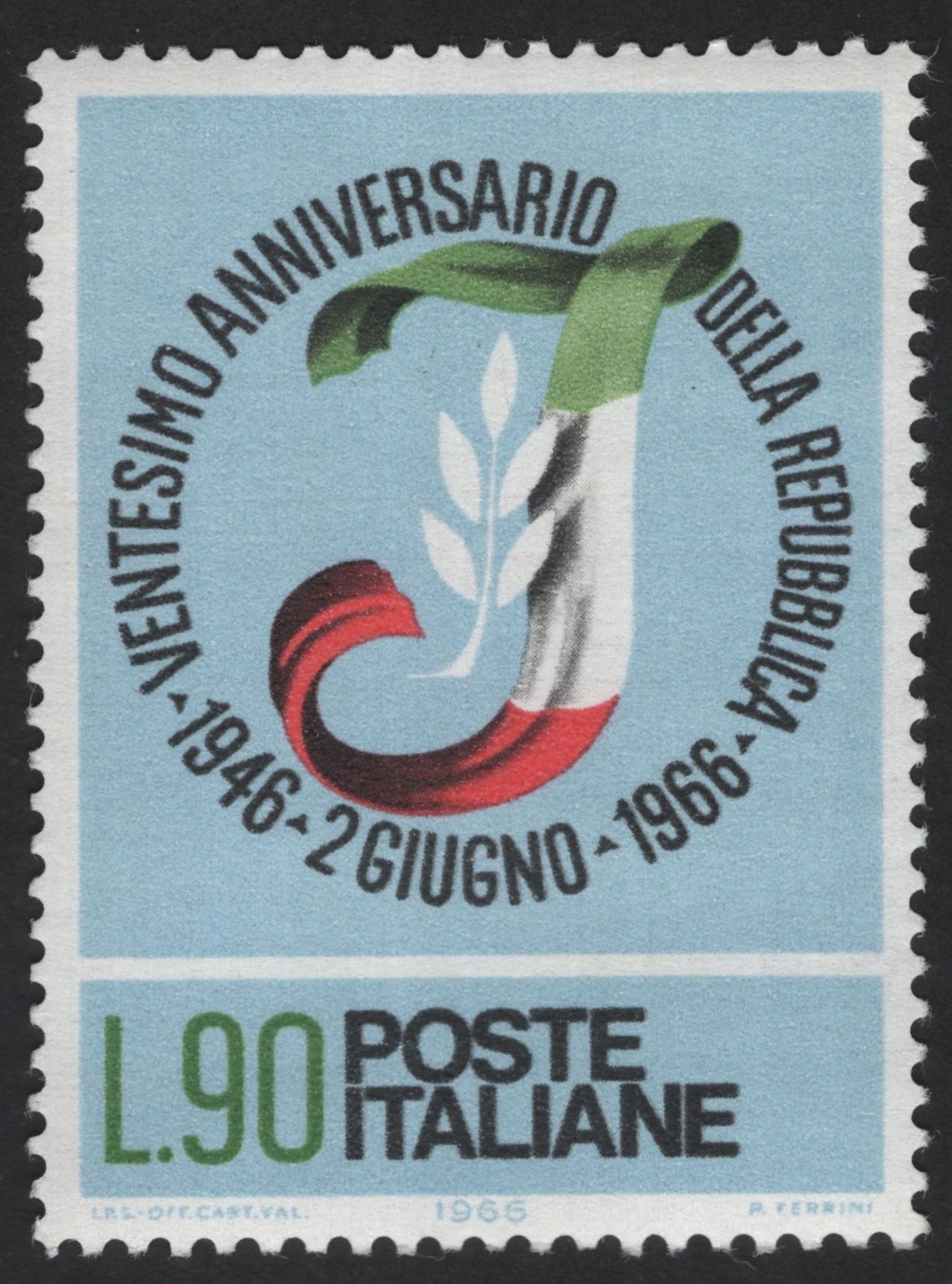 SCG12260 - Italy 1966 Republic Anniversary & Tourism Promotion Stamp Set