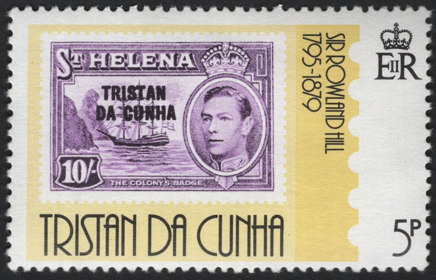SCG8334 - Tristan da Cunha – Sir Rowland Hill Commemoration (5p, 1979)
