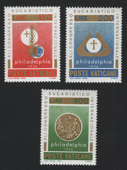 SCG10829 - Vatican City – 1976 International Eucharistic Congress (Philadelphia) Stamp