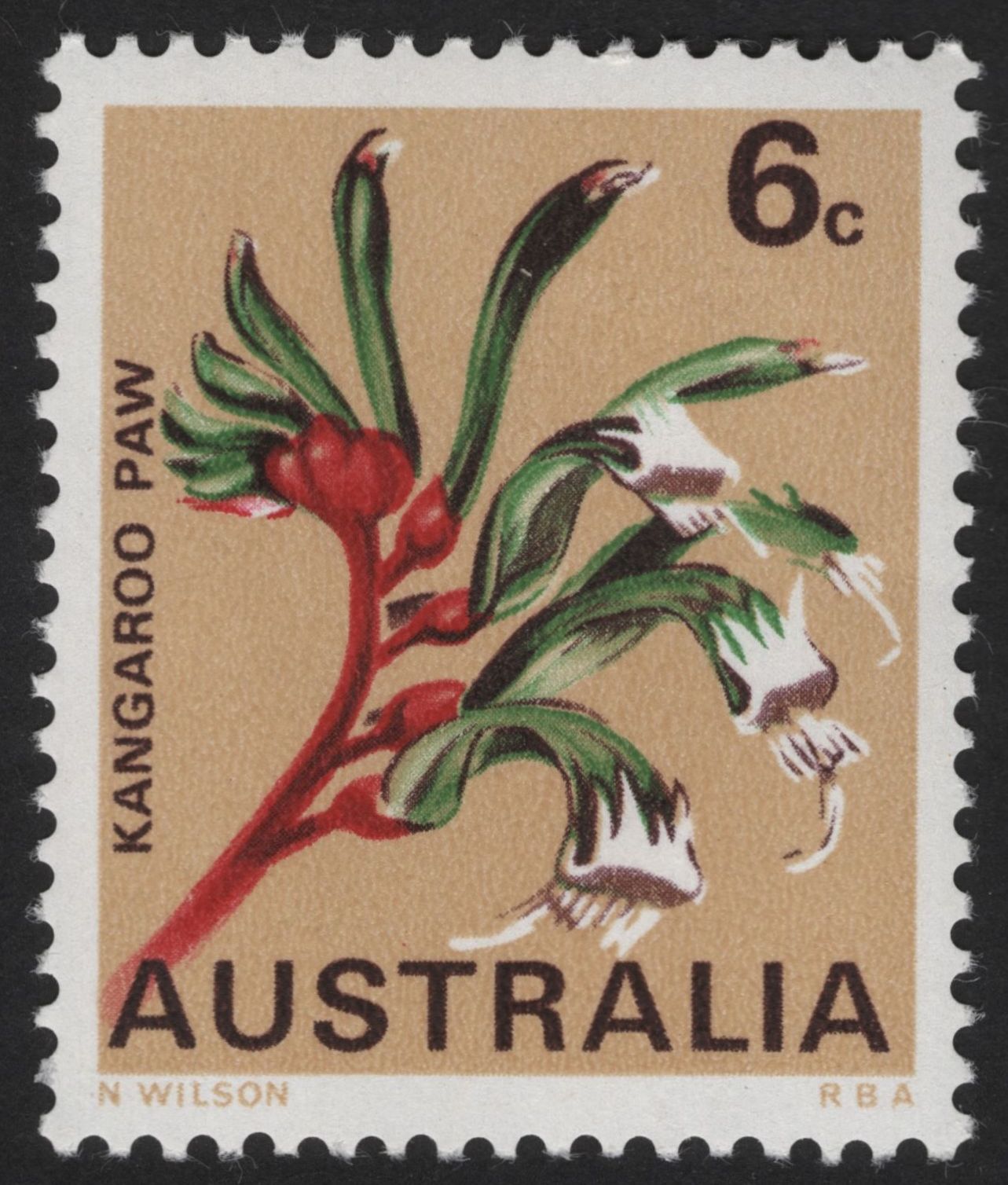 SCG12113 - Australia Native Flora Definitives – Kangaroo Paw & Pink Heath