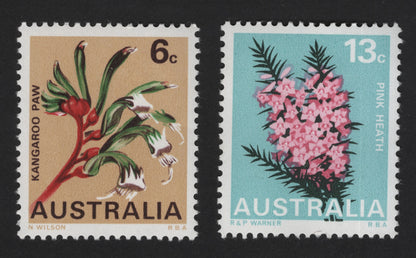 SCG12113 - Australia Native Flora Definitives – Kangaroo Paw & Pink Heath
