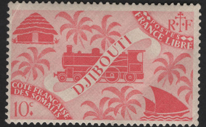 SCG12114 - French Somali Coast (Djibouti) Railway and Coastal Landscape Definitive Pair