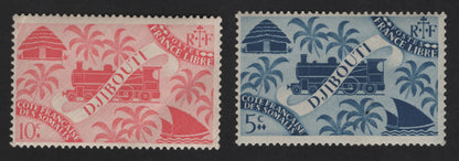 SCG12114 - French Somali Coast (Djibouti) Railway and Coastal Landscape Definitive Pair
