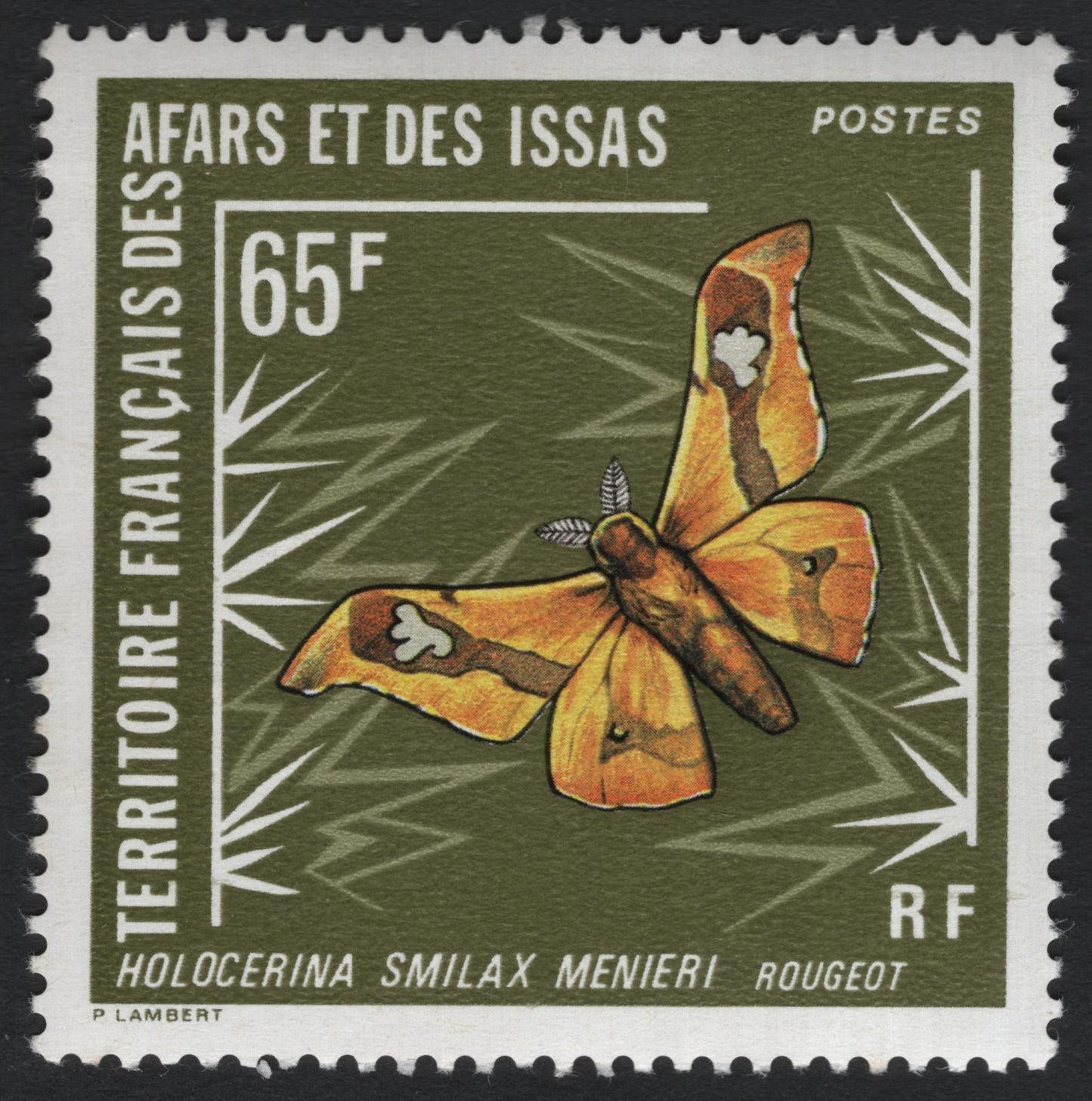 SCG8345 - Territoire Français des Afars et des Issas – 65F “Holocerina Smilax Menieri” (Rougeot, 1975)
