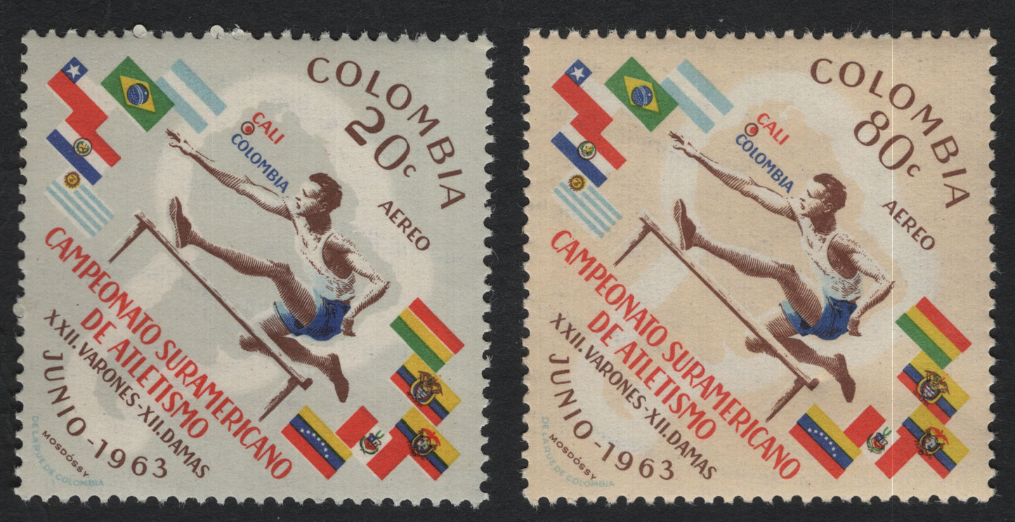 SCG10828 - Colombia 1963 Airmail – South American Athletics Championship