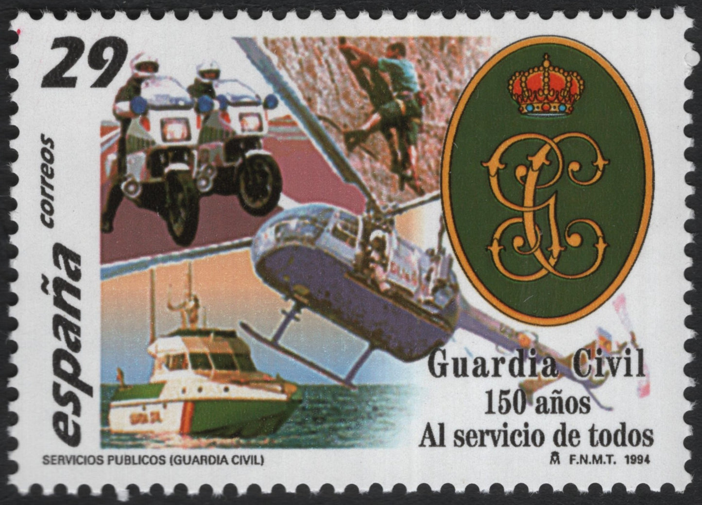 SCG8330 - Spain 1994 – 150th Anniversary of the Guardia Civil