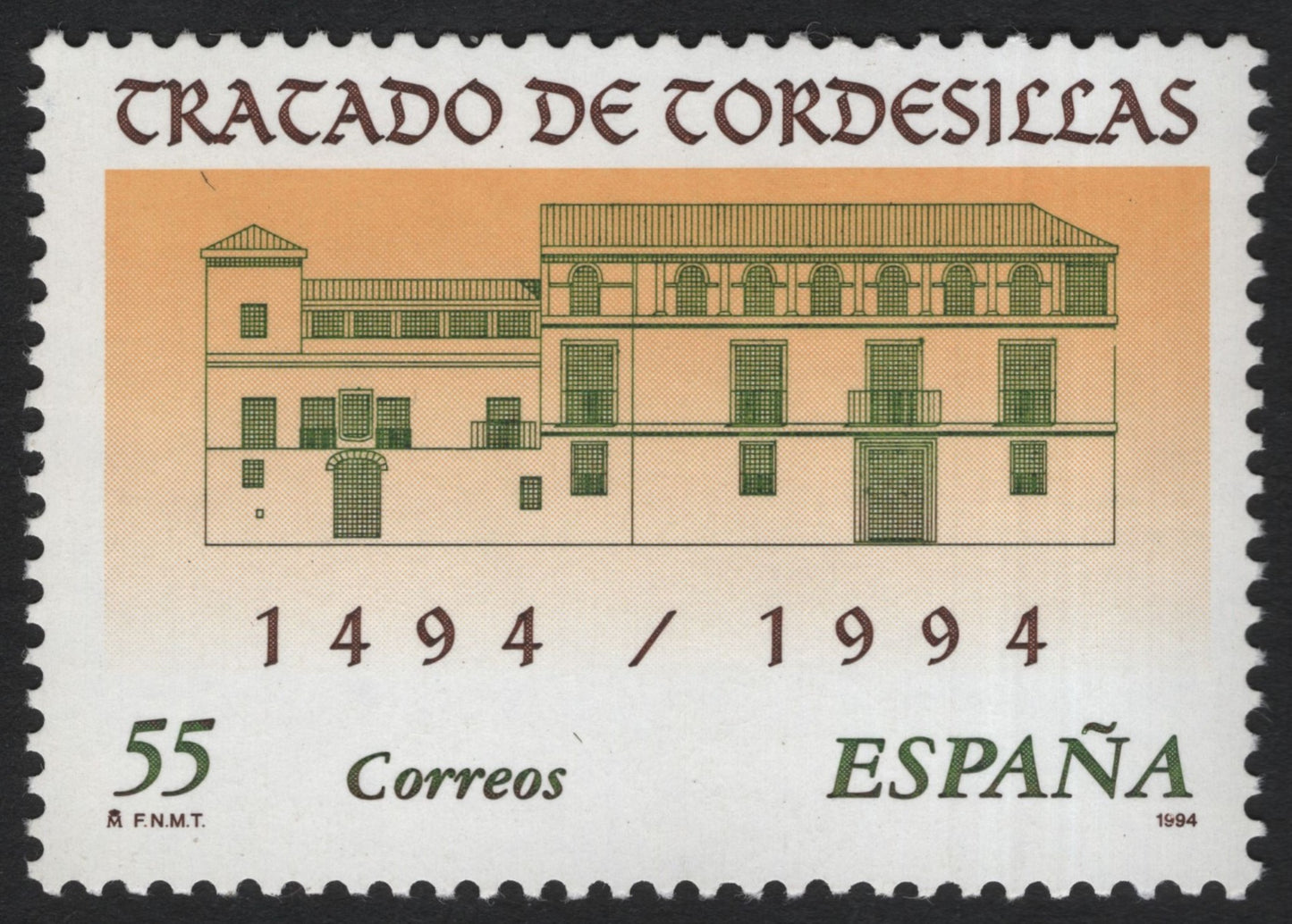 SCG8332 - Spain 1994 – 500th Anniversary of the Treaty of Tordesillas